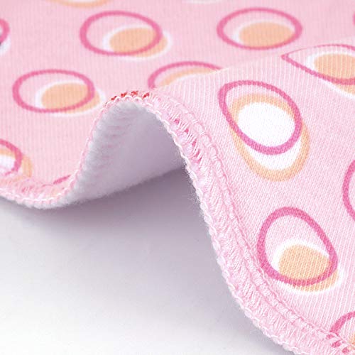 Baby Bibs, 8-Pack Kirecoo Bandana Drool Bibs Baby Girl Bibs for Drooling and Teething, 100% Organic Cotton and Super Absorbent Drool Hypoallergenic Bibs, Baby Shower Gift - Thumbnail 5