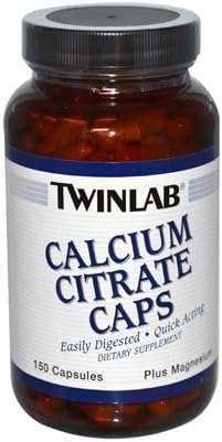 Twinlab Calcium Citrate Caps - 150 Capsules