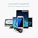 USB Car Charge 24W 4.8A Metal Dual Car Adapter, Compatible iPhone Xs XS Max XR X 8 7 Plus, iPad Pro Air Mini, Galaxy S9 S8 S7 S6 Edge Note, Nexus, LG, HTC and More (Black)thumb 2
