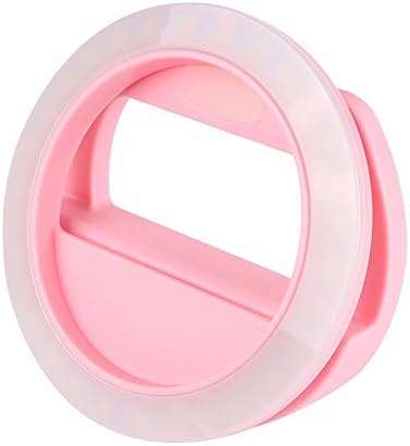 CRELANE Selfie Ring Light Rechargeable 36 LED Supplementary Lighting Night Selfie Enhancing for Any Smartphones Tablets and Photography