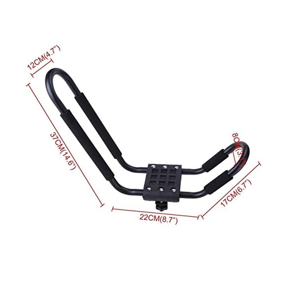 J-Bar-2-Pairs-Universal-Kayak-Canoe-Top-Mount-Carrier-Roof-Rack-Boat-SUV-VAN-Car