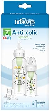 Dr Brown's Natural Flow Anti-Colic Options+ Narrow Baby Bottle Sampler Kit view 2