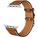 Compatible with iWatch Band 42mm 44mm,MroTech Vintage Genuine Leather Band Replacement for iWatch Series 4 44mm,Series 3,Series 2,Series 1 42mm,Sport Edition Men Women-Brown 42mm