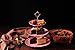 Jusalpha 3-tier Ceramic Cake Stand-cupcake Stand- Dessert Stand-tea Party Serving Platter TW3RG (Pink)