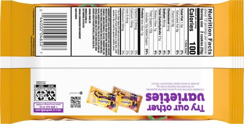 NEWTONS SOFT & FRUIT CHEWY STRAWBERRY COOKIES, (STRAWBERRY BARS), 10 OZ PACK