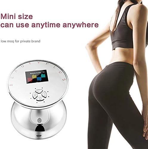 Portable Beauty RF Slimming Instrument, Cellulite Fat Burst Stretch Mark Removal LED Radio Frequency Cavitation Body Slimming Machine Firming skin