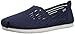 Skechers BOBS Women's Plush Lite-Peek Ballet Flat, Navy, 10 M US