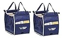 Set of 2 Insulated Grab Bag Grabbag Reusable Grocery Bag