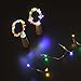 Lihiton Wine Bottles String Lights, 6 Packs Micro Artificial Cork Copper Wire Starry Fairy Lights, Battery Operated Lights for Bedroom, Parties, Wedding, Decoration(6 Packs 2m/7.2ft Mutil Color)