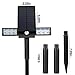 Solar Lights, LBell 360° USB Solar Spotlight with Rotating Dual Head Waterproof Outdoor Landscape Lighting Garden Light