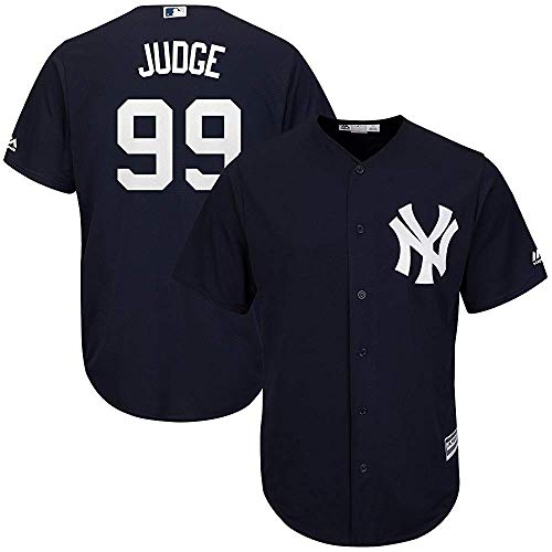 Majestic Aaron Judge New York Yankees MLB Youth Navy Alternate Cool Base Replica Jersey (Youth Large 14-16)