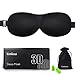 kimkoo 3D Sleep Mask-Contoured & Comfortable Eye Mask for Sleeping with Adjustable Strap&with Ear Plugs and Carry Pouch for Traveling,Blindfold&Eye Cover
