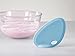 Joseph Joseph Fin Silicone Bowl Scraper With Integrated Stand Upright for Baking, Blue
