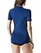 Tesla TM-FSR25-NVY_Large Women's UPF 50+Swim Shirt Loose-Fit Swim Tee Rashguard Top FSR25