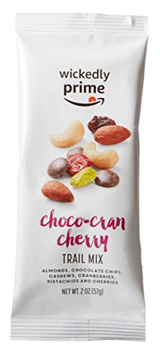 Wickedly Prime Trail Mix, Choco-Cran Cherry, Snack Pack, 2 Ounce (Pack of 15)