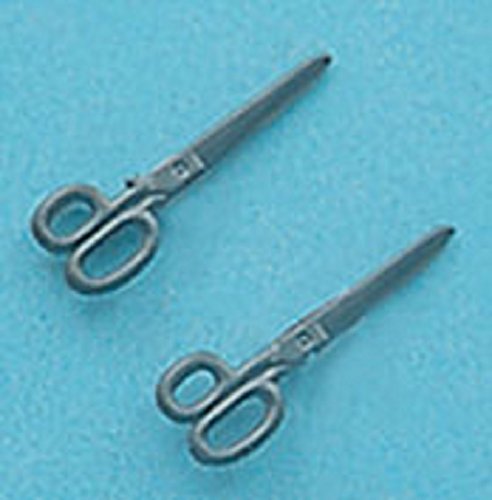 Dollhouse Miniature Chrysnbon Scissors - 2 pieces