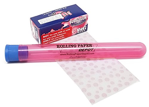 Juicy Jay's Big Roll Rolling Papers - Bubblegum Flavor - Over 15 Feet per Roll - 1 Roll with RPD XL Doobtube
