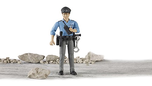 Bruder Policeman Light Skin Toy Figure with Accessories