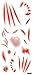 Tinsley Transfers Mauled Trauma Tattoo Makeup Adult Accessory