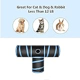 Fhodigogo Cat Toy 3 Way Foldable Tunnel Play Tunnel for Pets Kitten Puppy view 2