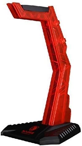 SADES E-Sports Gaming Headphone Cradle,eTopxizu S-xlyz Acrylic Headset Bracket Stand Holder,Suitable for AKG,Sony,Shure,Sennheiser,Monster Beats,Ultimate Ears,Boss,Logitech,Gaming Headset,Red(Stand