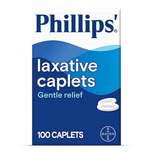 Phillips' Laxative Caplets, With Naturally Sourced Magnesium Supplement