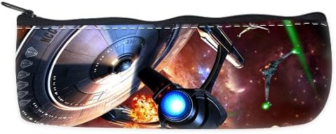 Star Trek Online Pencil Case School Pencil Case Cosmetic Makeup Bag Storage Student Stationery Zipper Wallet