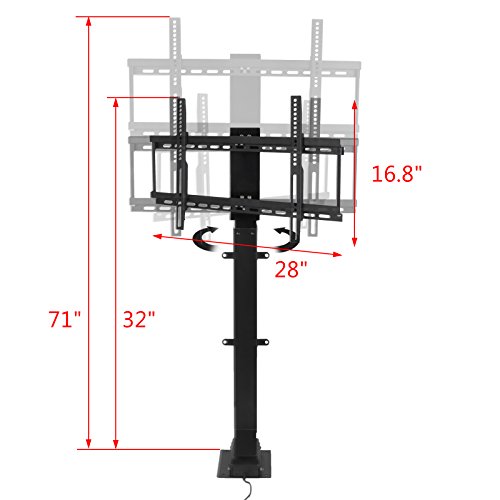 Mophorn Pro Swivel Motorized TV Lift 32’’70’’ TV Lift Mechanism 1000mm