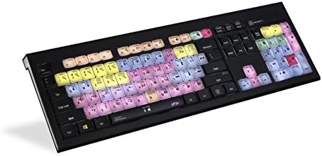 LOGICKEYBOARDDesigned for Avid Pro Tools 2018 Compatible with Win 7-11 - Astra 2 Backlit Keyboard # LKB-PT-A2PC-US