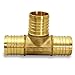 Supply Giant QYUF0100-OM x PEX Barb Tee Pipe Fittings 1