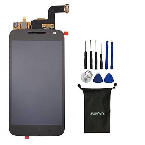 Sunways Display Touch Digitizer Screen Replacement for Motorola Moto G4 Play(black)