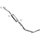 Muffler Tal Pipe Exhaust System Replacement Parts For Dodge Dakota 4 Door Quad Cab 4 Wheel Drive 131" Wheel Base 2000 2001 2002 2003