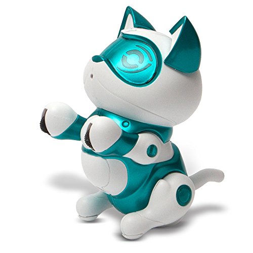 Tekno Newborns Pet Cat Toy Robotic Kitty Interactive Cat That Jumps, Walks And Begs. - //coolthings.us
