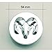4pcs W067 54mm Car Styling Accessories Emblem Badge Sticker Wheel Hub Caps Centre Cover Dodge Ram Avenger Charger Dart Challenger Durango Journey Grand Caravan