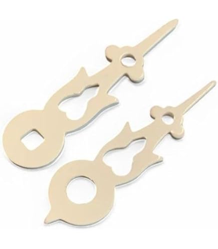 Regula Cuckoo Clock Hands For 90 Mm Or 3 1/2" Dial Cream Color W/ Nuts - Krieger