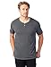 Alternative Men's Washed Slub Home Team Henley, Coal Pigment, M