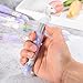 Chinco 14 Pieces 10-Color-In-1 Unicorn Ballpoint Pen Retractable Gel Ink Pen Unicorn Shuttle Pens for School Supplies Party Gifts