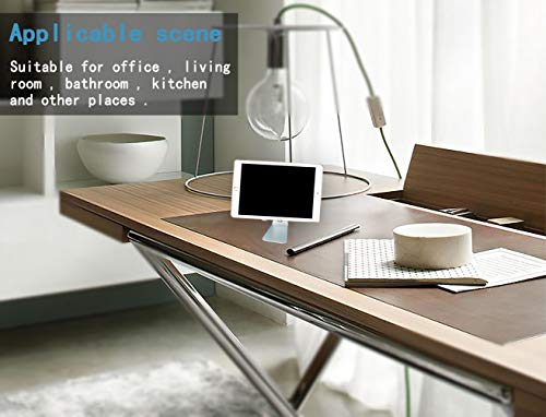 Phone Stand for Desk, Oternal Adjustable Phone Tablet Stand Holder Dock, Compatible with All Smart Phones and Tablet Display, iPhone X XS Max XR 8 7 6 6s Plus 5 iPad 2 3 4 Mini Samsung Huawei (Silver)
