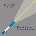 SAFE BRIGHT Magnetic CREE 3-in-1 LED Flashlight Lantern with Holster, adjustable focus, Brilliant Teal Blue