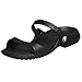 Crocs Women's Cleo Strappy Sandal, Black/Black, 9 Women