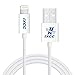 iXCC Element II Lightning Cable 6ft, iPhone Charger, for iPhone 7 6s 6 Plus, SE 5s 5c 5, iPad Air 2 Pro, iPad Mini 2 3 4, iPad 4th Gen [Apple MFi Certified](White)