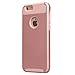 iPhone 6S Plus Case, iPhone 6 Plus Case, AUMIAU Hybrid Slim Fit Dual Layer Shockproof Hard Protection Protective Case Cover (Rose Gold)