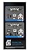 Ionic Drone Quadcopter for GoPro Hero2, Hero3, Hero3+ and Hero4 with 6-axis gyro System, one-Key Return, Headless Mode, Shock Absorption Cradle Head (Silver)