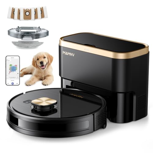 MAMNV Robot Vacuum LiDAR Navigation Self-Emptying