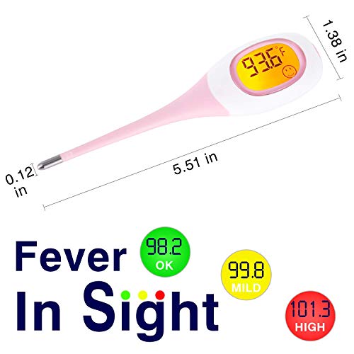 Medical Digital Thermometer, Fever Thermometer for Babies, Children and