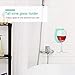 Gotega Wine Glass Holder Shower & Bath Suction Cup Wine Gifts Relaxation (Blue)
