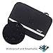 MLMSY Travel Toiletry Bag Cosmetic Organizers with Hanging Hook Use in Hotel,Bathroom(Black)