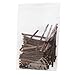NUOLUX 10CM Long 0.5-0.8CM in Diameter Wood Log Sticks for DIY Crafts Photo Props 100pcs (Wood Color)