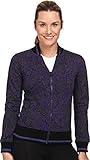 PUMA Women's Printed Bomber Sweat Parachute Purple Outerwear SM