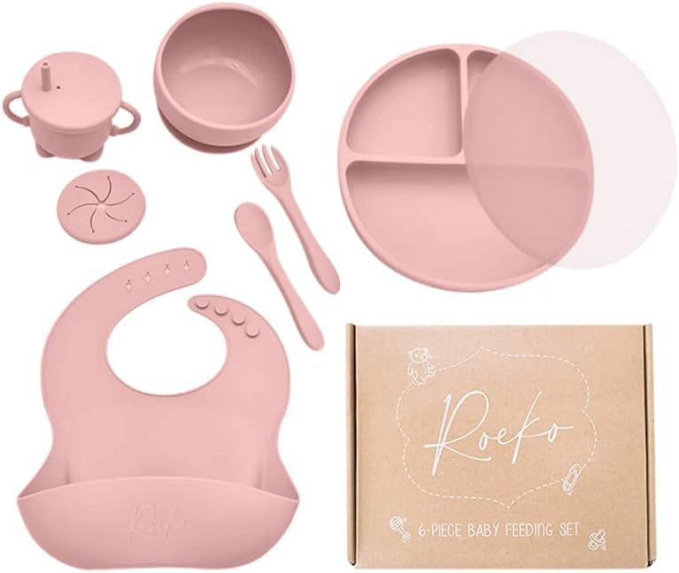 Baby Led Weaning Silicone Baby Feeding Set Baby Led Weaning